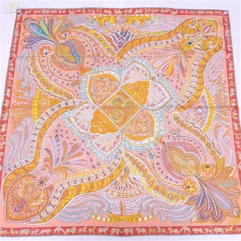 hermes le jardin de la maharani scarf|Scarf of the moment: Le Jardin de la Maharani .